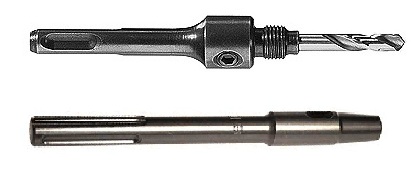 Urbja kronīša adapteri un centrēšanas urbji