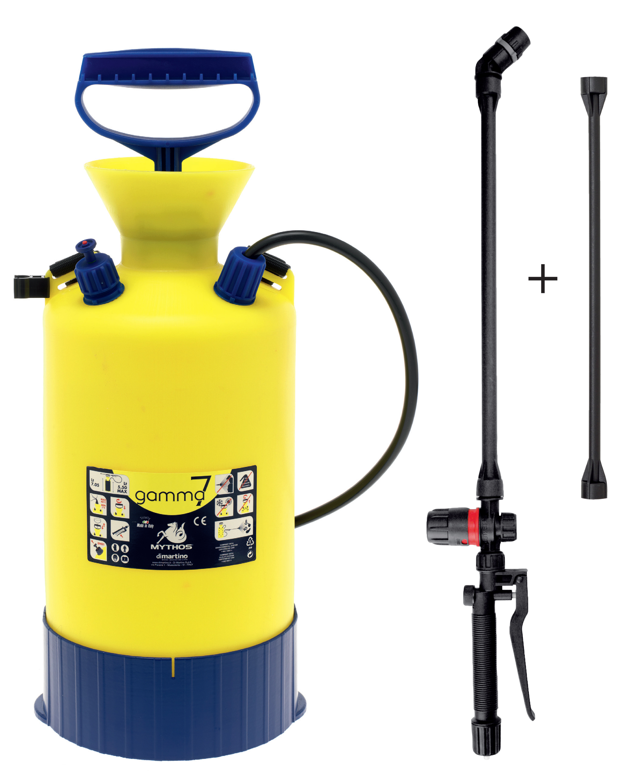 Rokas miglotājs Dimartino Gamma7; 7 l