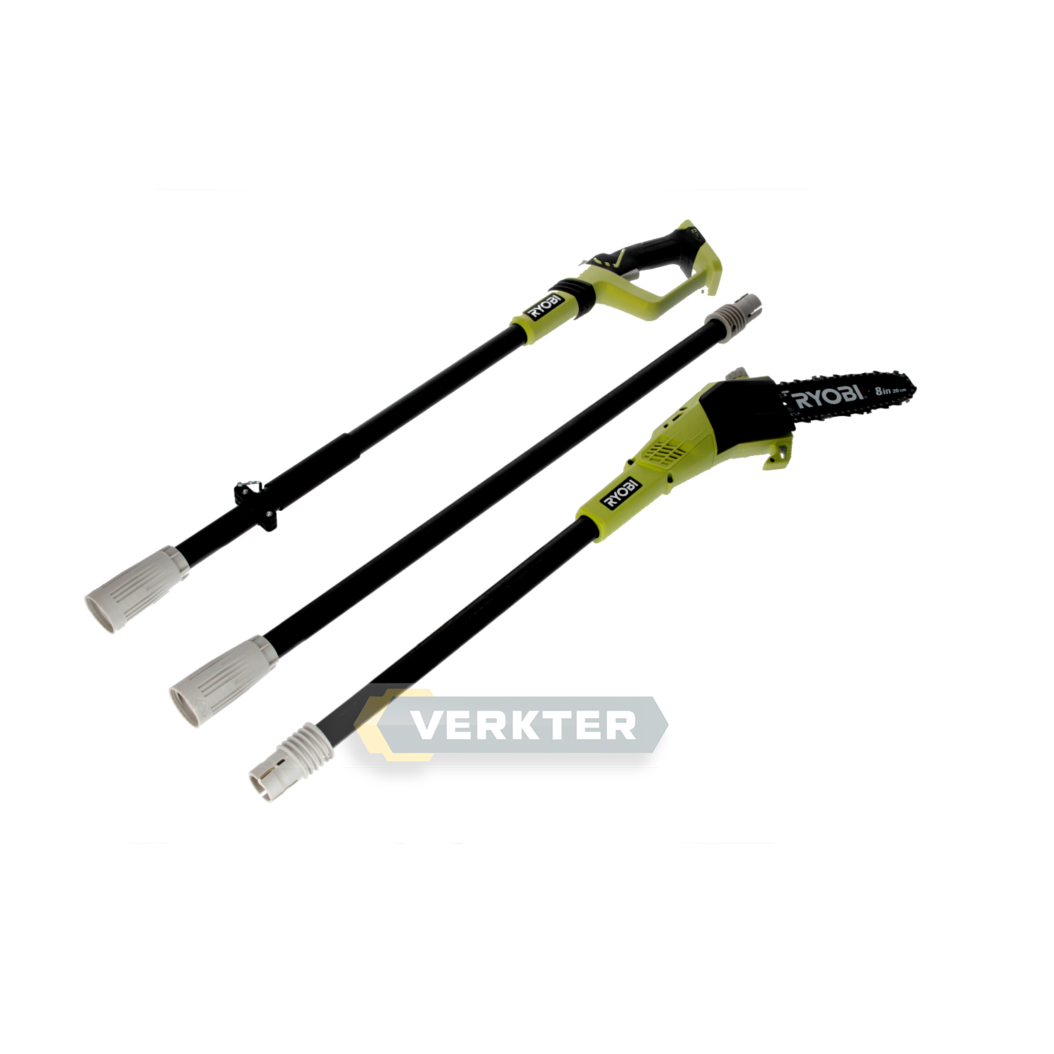 Teleskopiskā zaru zāģa piederums Ryobi OPP1820; 18 V (bez akumulatora un lādētāja)