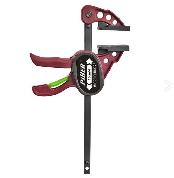 Ātras fiksācijas spīles Piher Micro QUICK; 10 cm; 2 vnt.