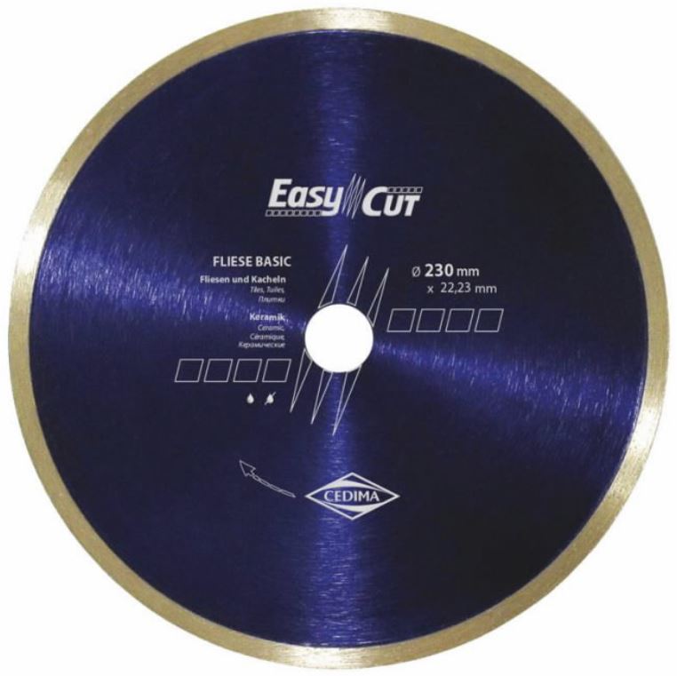 Dimanta griešanas disks Cedima Fliese Basic; 125 mm