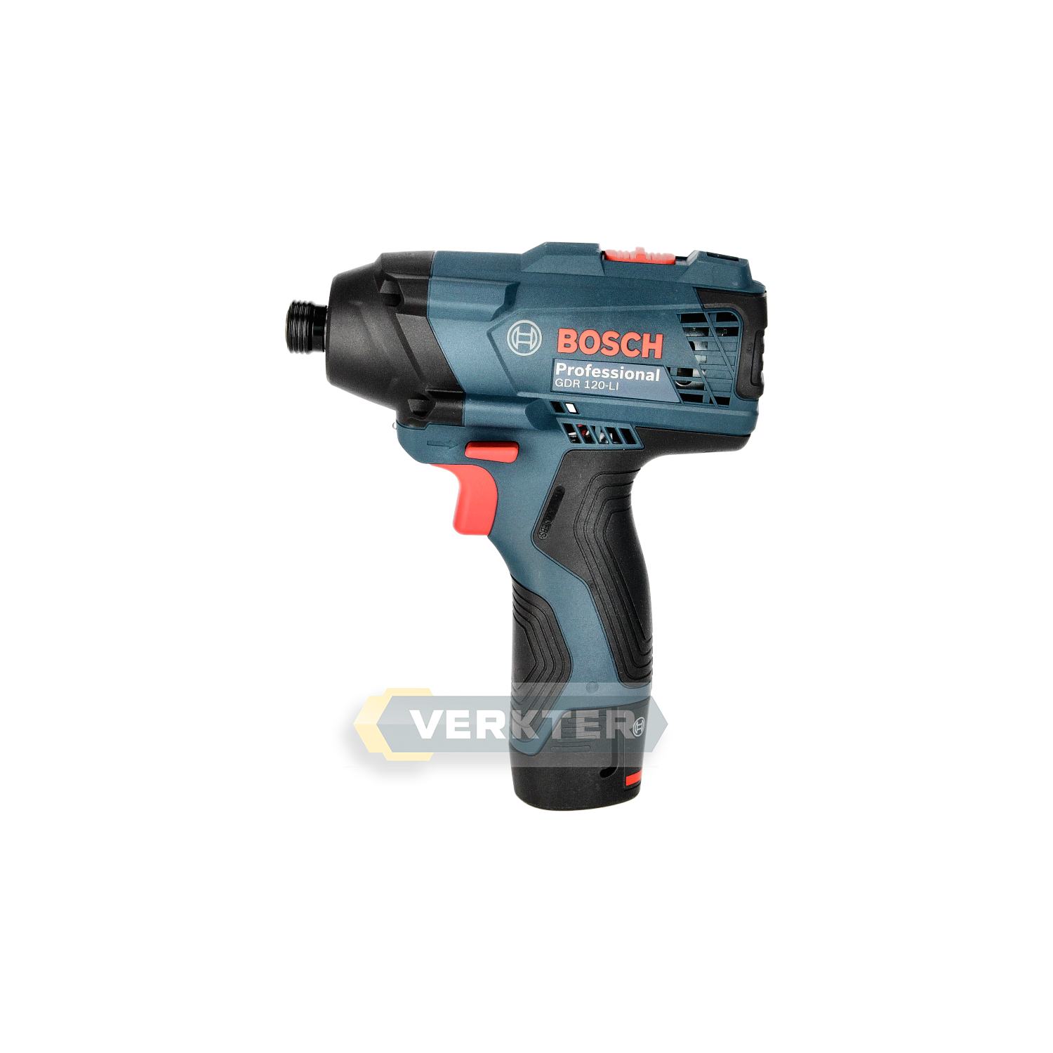 Triecienatslēga Bosch GDR 120-LI; 12 V; 2x2,0 Ah akum.