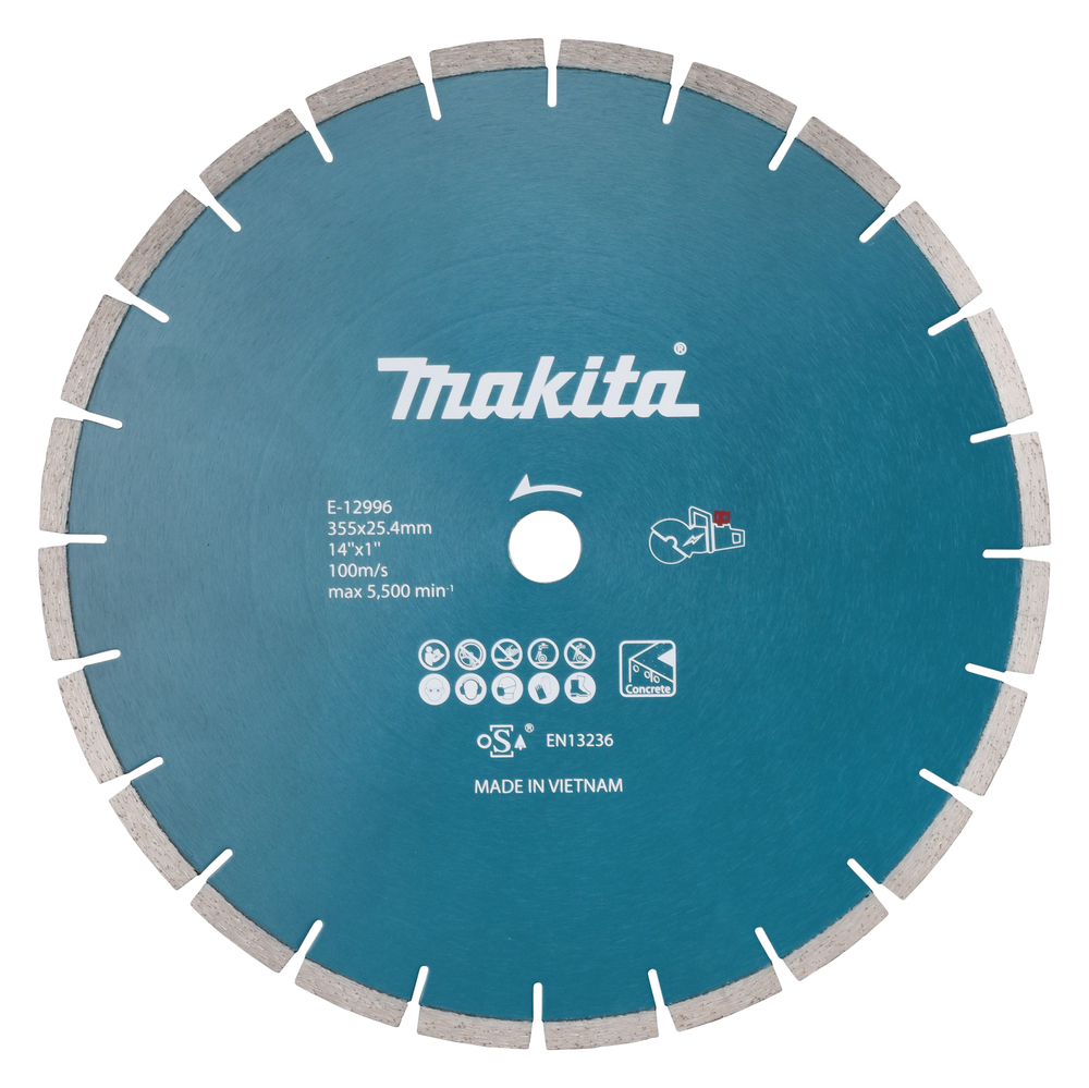Dimanta griešanas disks Makita E-12996; 355x25,4x2,8 mm