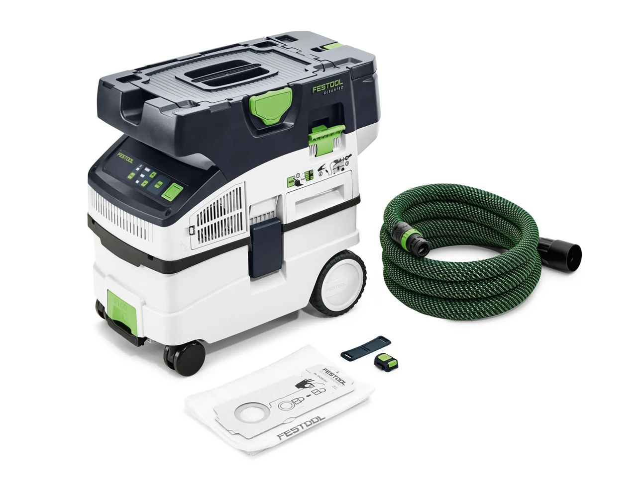 Akumulatora putekļsūcējs Festool CLEANTEC CTLC MIDI I-Basic; 18 V (bez akumulatora un lādētāja)