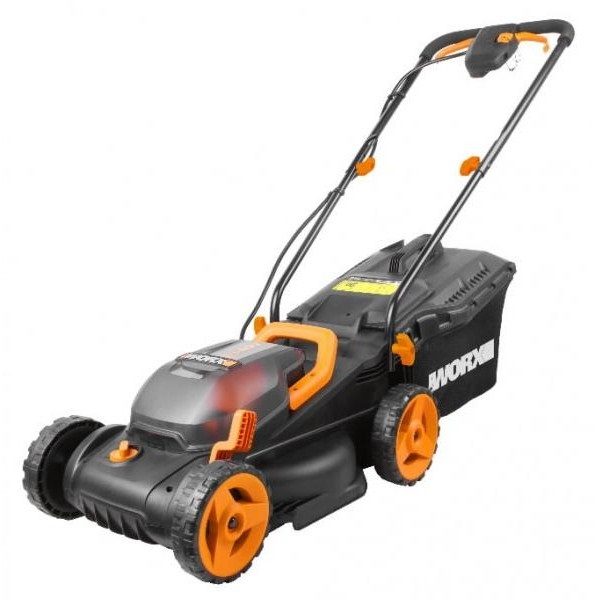 Akumulatora zāles pļāvējs Worx WG779E; 2x20 V; 2x2,5 Ah akum.