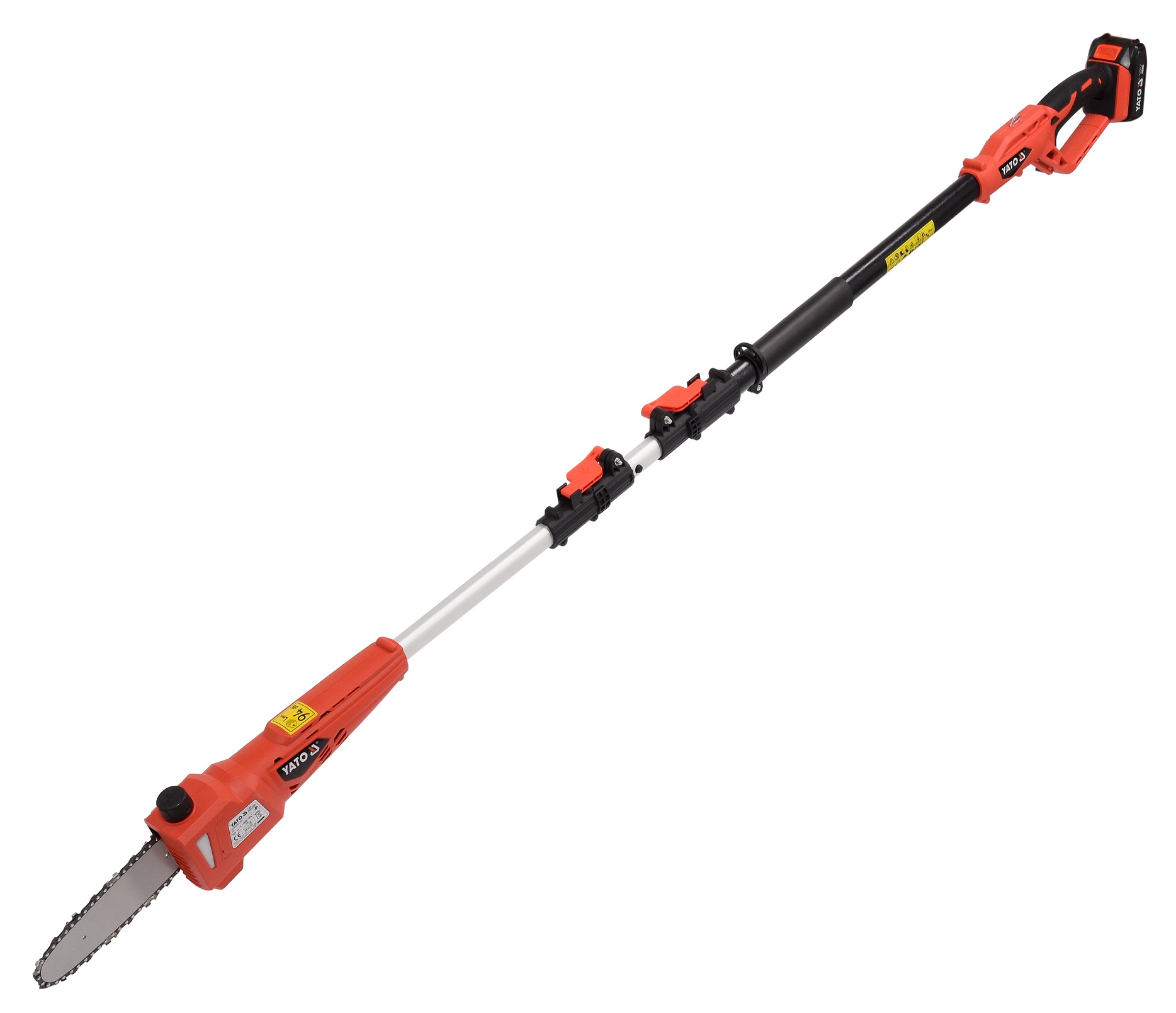 Teleskopiskā zaru zāģa piederums Yato YT-82836; 18 V; 1x2,0 Ah akum.