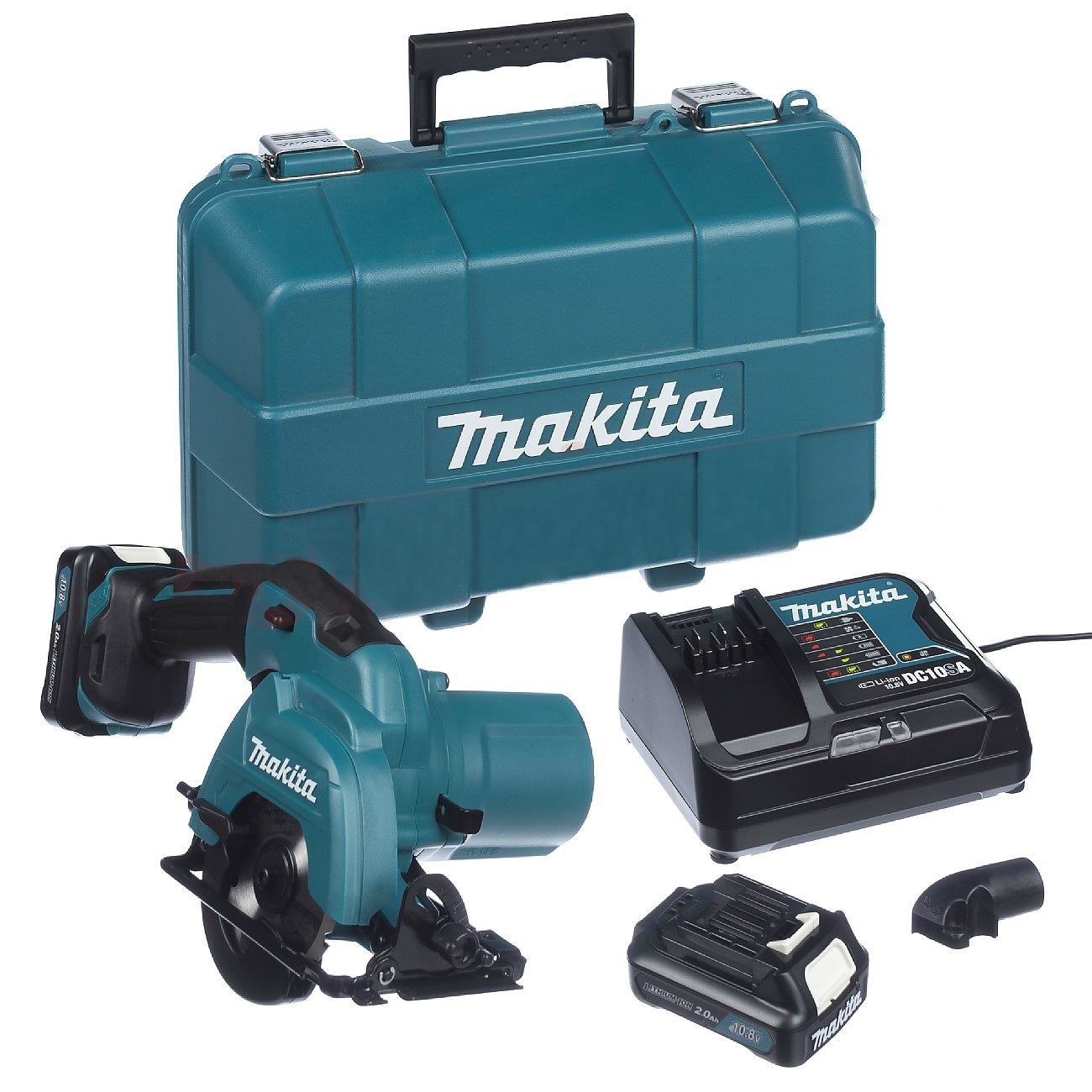Akumulatora ripzāģis Makita HS301DSAE; 12&nbsp;V; 2x2,0 Ah akum.