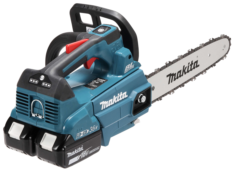 Ķēdes zāģis Makita DUC306ZB; 2x18 V; 30 cm sliede (bez akumulatora un lādētāja)