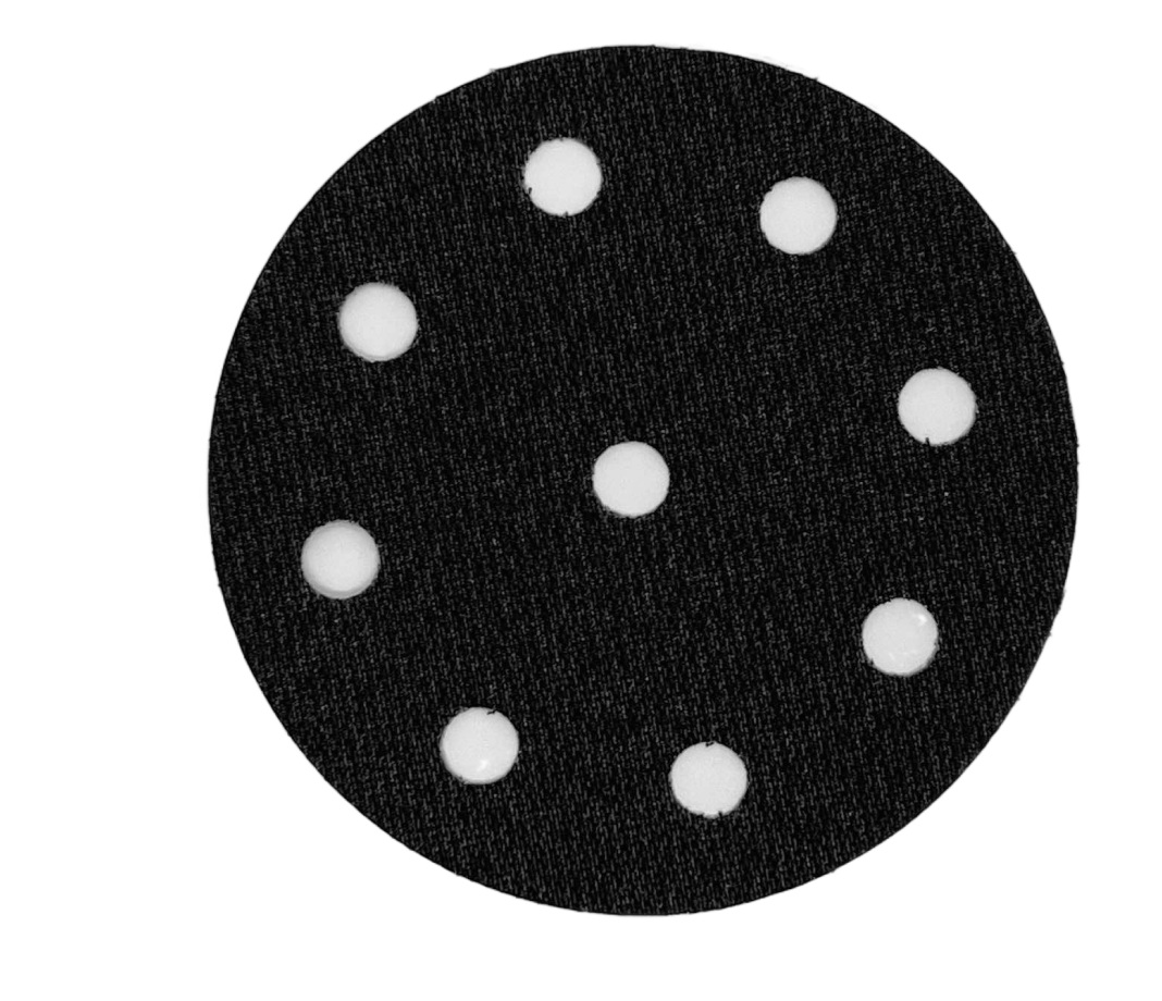 Slīpēšanas, pulēšanas paliktņa uzlīme Padeliai 0006; 125 mm; ar 9 caurumiem