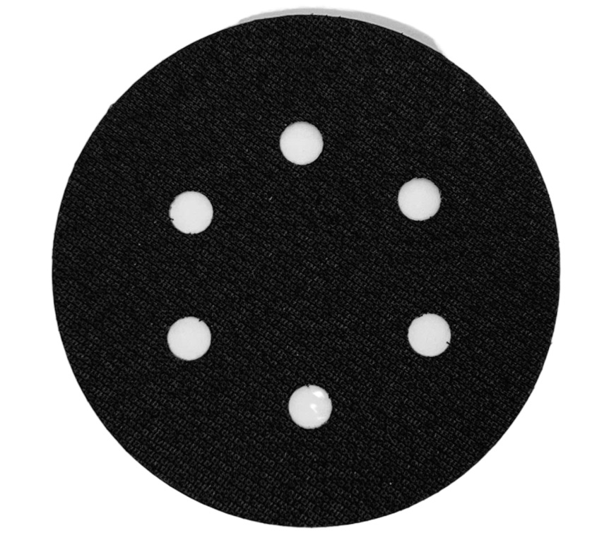 Slīpēšanas, pulēšanas paliktņa uzlīme Padeliai 0003; 150 mm; ar 6 caurumiem
