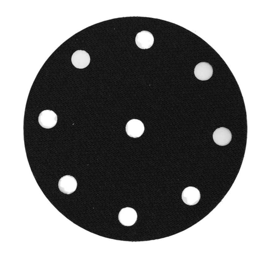 Slīpēšanas, pulēšanas paliktņa uzlīme Padeliai 0002; 150 mm; ar 9 caurumiem