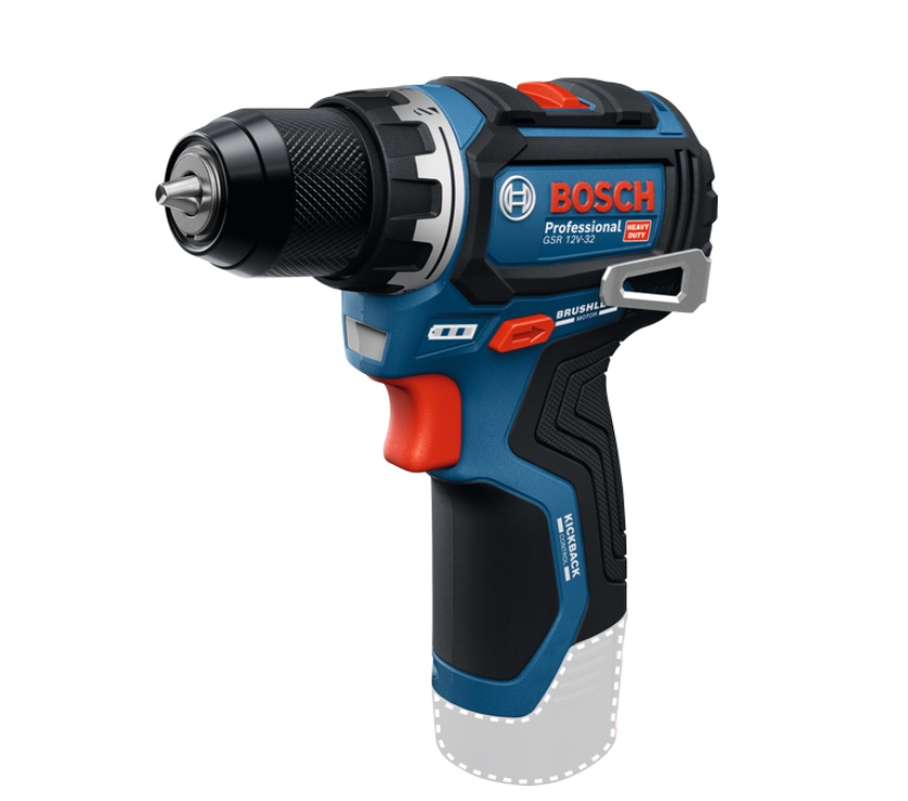 Urbjmašīna-skrūvgriezis Bosch GSR 12V-32 Professional; 12 V (bez akumulatora un lādētāja)