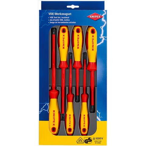 Skrūvgriežu komplekts Knipex 002012V01; 6 gab.