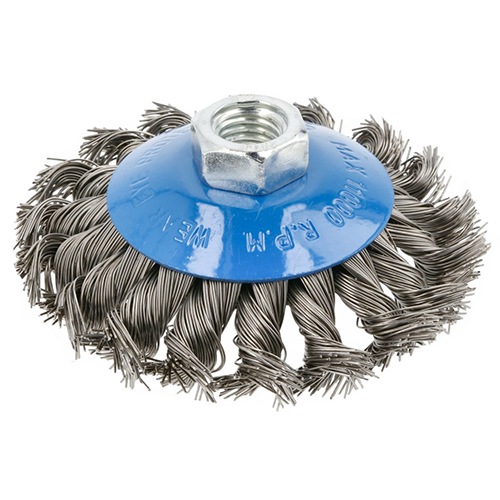 Apaļa stiepļu birste Hogert HT7D725; 115 mm