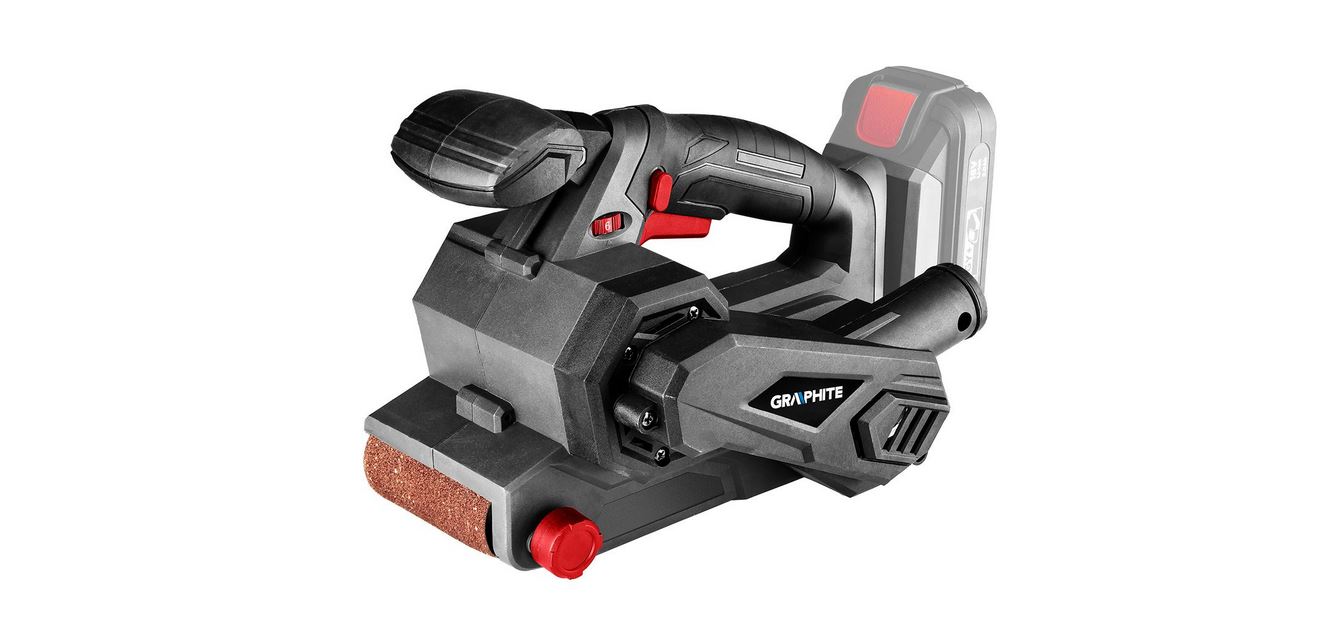 Lenšu slīpmašīna Graphite 58GE136; 18 V (bez akumulatora un lādētāja)