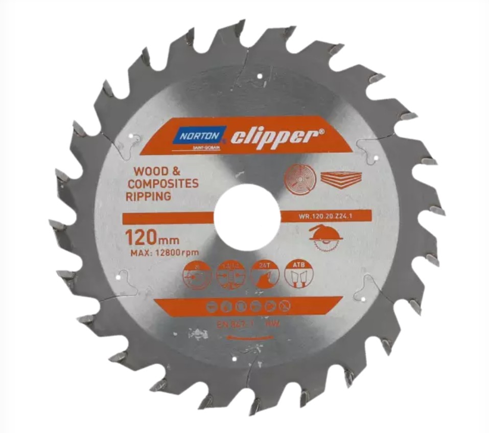 Griešanas disks kokam Norton 70184608057; 216x30 mm; Z36