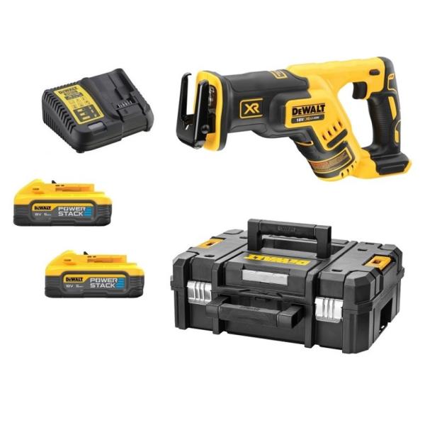 Zobenzāģis ar akumulatoru DeWalt DCS367H2T-QW; 18 V; 2x5,0 Ah akum.