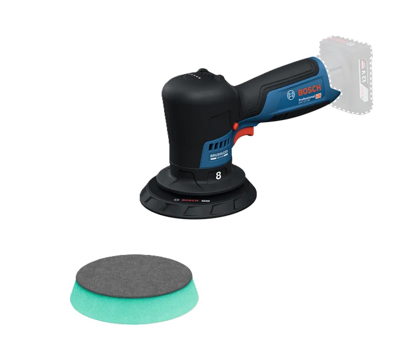 Pulēšanas mašīna Bosch PRO GPX 12V-125; 12 V; 125 mm (bez akumulatora un lādētāja)