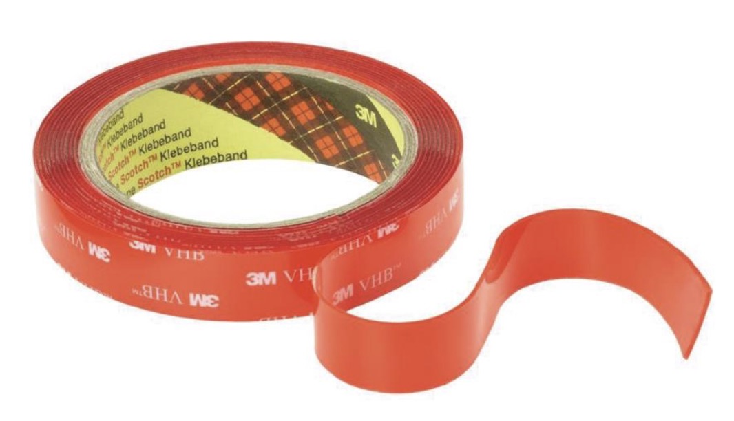 Divpusēja līmlente 3M VHB 4910F; 19 mm; 3 m; caurspīdīgs