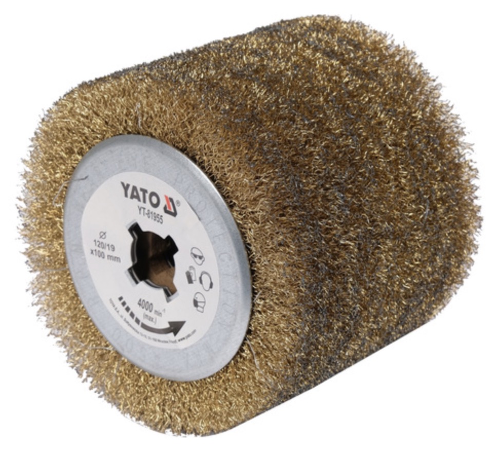 Stiepļu birste metāla slīpēšanai Yato YT-81955