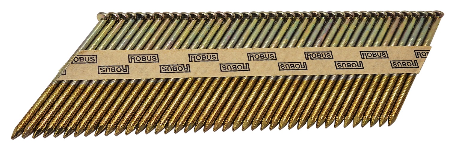 Naglas Robus; 63x2,8 mm; 34°; 4600 gab.; rievotas