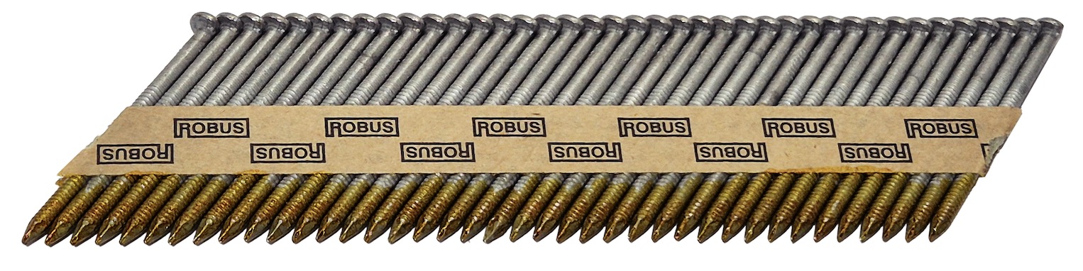 Naglas Robus; 50x2,8 mm; 34°; 6000 gab.; rievotas, karsti cinkotas