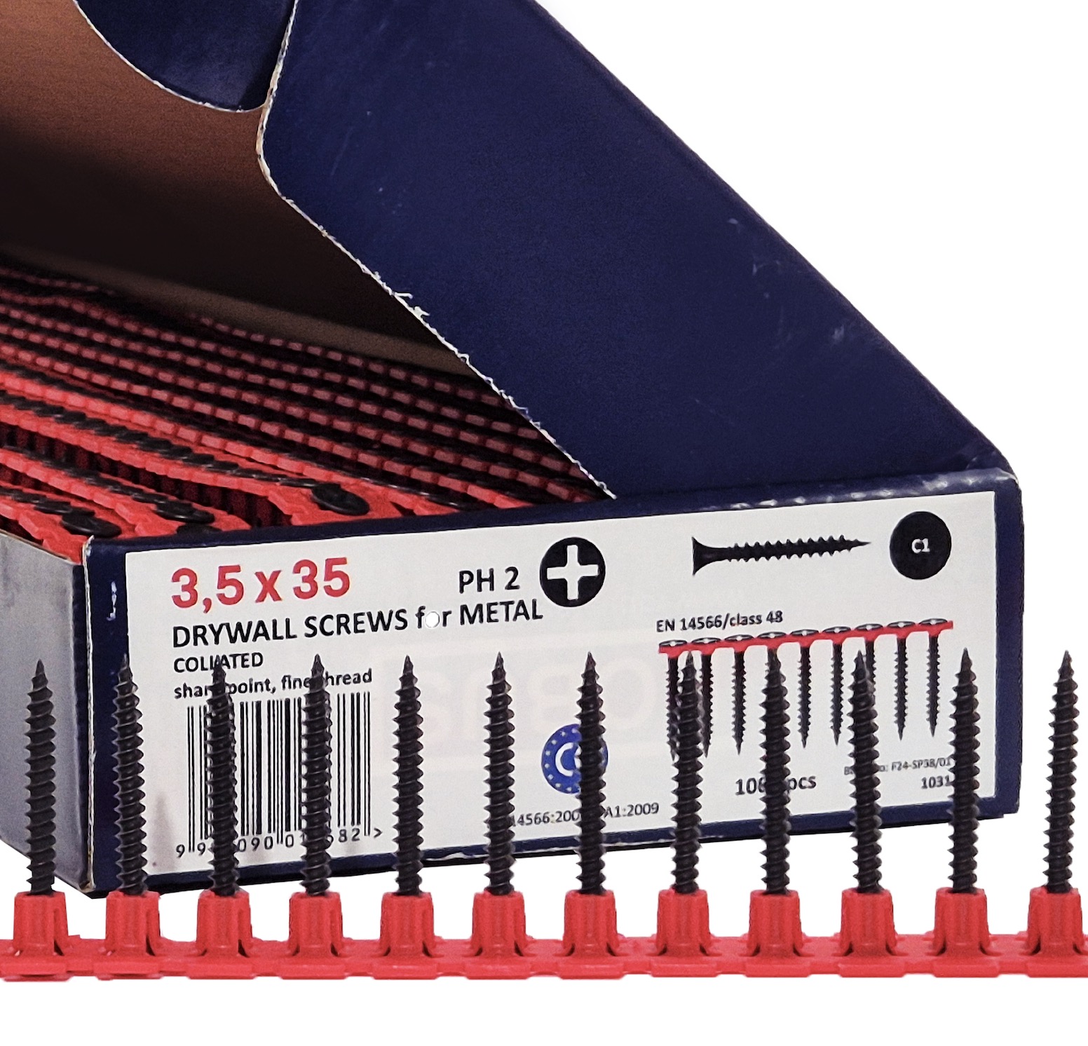 Skrūves lentēs Robus; PH2; 3,5x35 mm; 1000 gab.