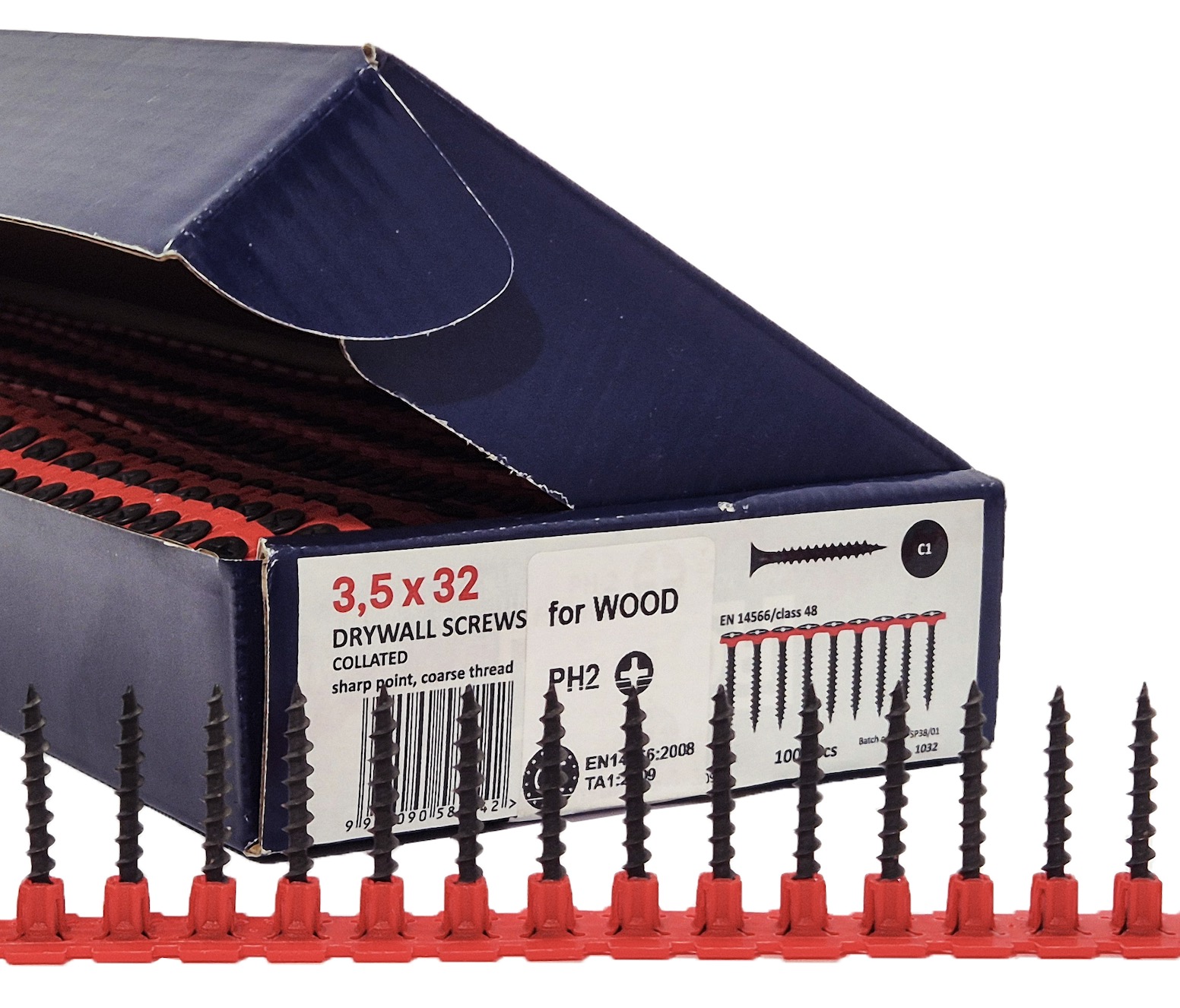 Skrūves lentēs Robus; PH2; 3,5x32 mm; 1000 gab.