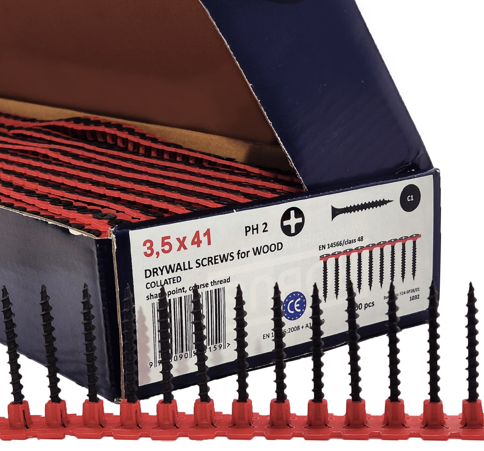 Skrūves lentēs Robus; PH2; 3,5x41 mm; 1000 gab.