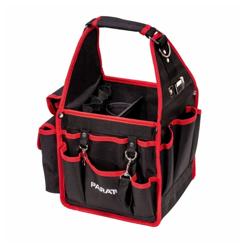 Instrumentu soma Parat Basic Softbag S; 235x215x400 mm melna/sarkana