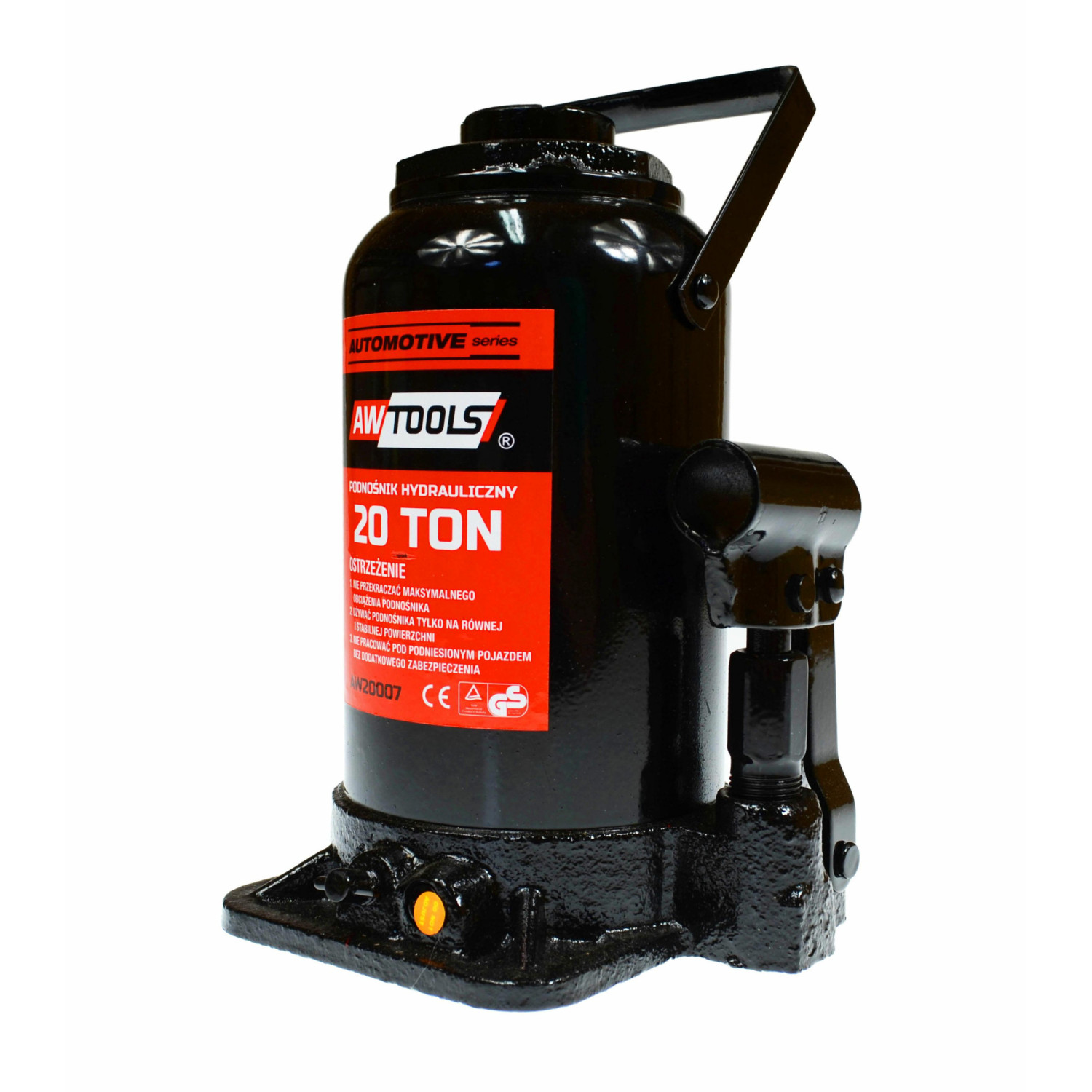 Hidraulisks domkrats AWTools AW20007; 235-445 mm; 20000 kg