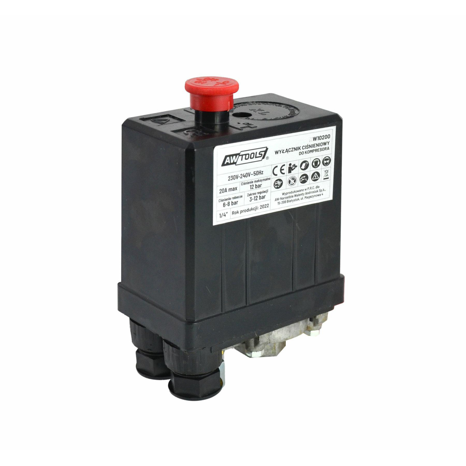 Gaisa kondicionēšanas iekārtas AWTools AW10200; 1/4''; 230 V