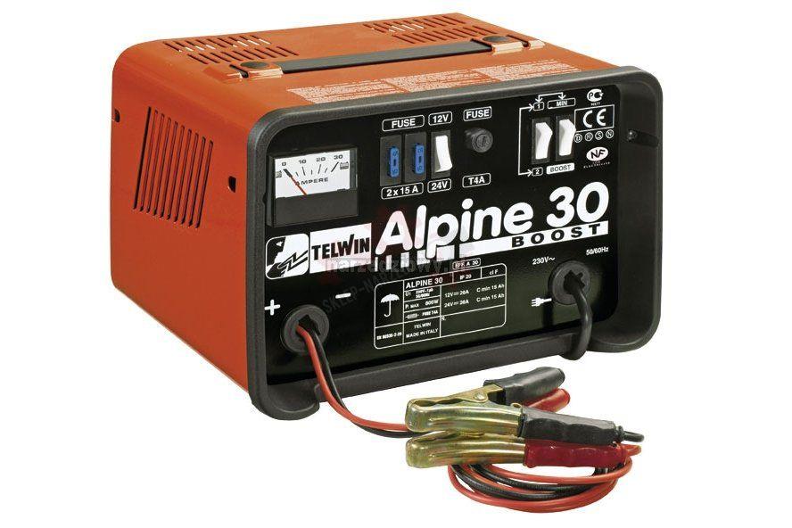 Automašīnas akumulatora lādētājs Telwin ALPINE 30; 12-24 V