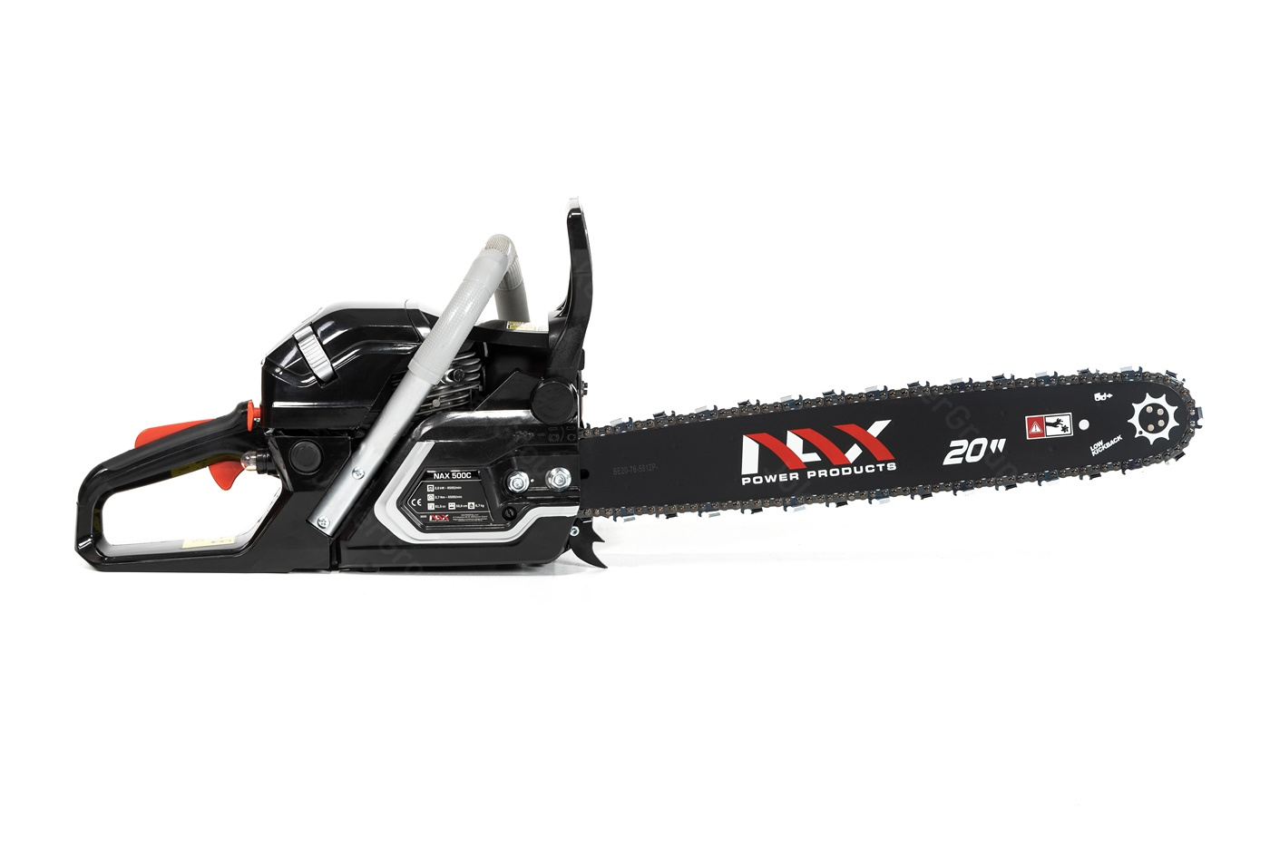 Ķēdes zāģis Nac NAX500C; 2,7 kW; 50,8 cm juosta; benzīna