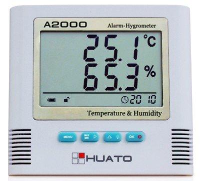 Siltuma, mitruma detektors Huato A2000-TH