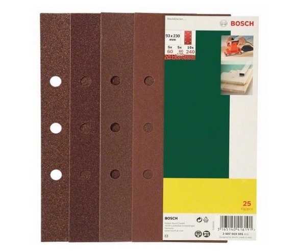 Daudzfunkcionālajām orbitālajām slīpmašīnām paredzētā smilšpapīra loksnes...