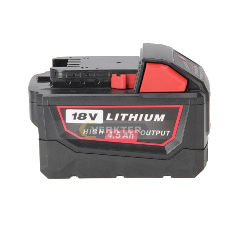 Аккумулятор  Ahlio 18 V; 4,5 Ah; Li-ion; подходит для Milwaukee инструментов