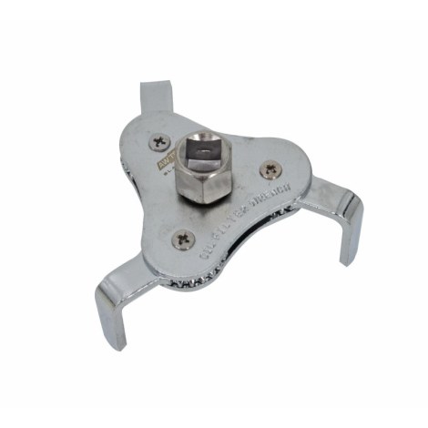 Eļļas filtra atslēga AWTools AW17100BL; 63-120 mm