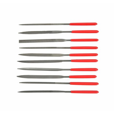 Набор напильников AWTools AW32603; 3x140x65 mm; 10 шт.