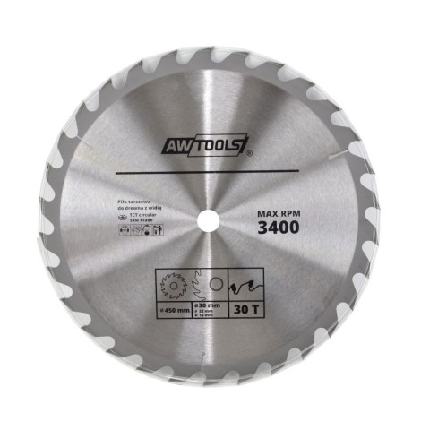 Пильный диск по дереву AWTools AW48475; 250x30 mm; Z24