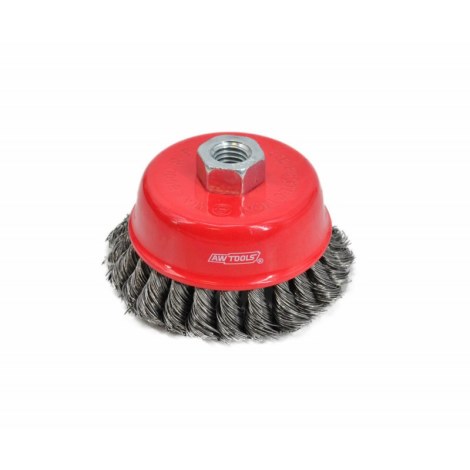 Щетка для зачистки, торцевая AWTools AW55115; M14; 0,3; 100 mm
