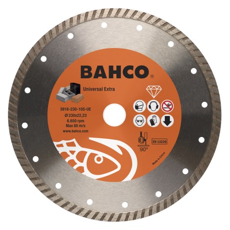 Dimanta griešanas disks Bahco 3916-125-10S-UE; 125 mm