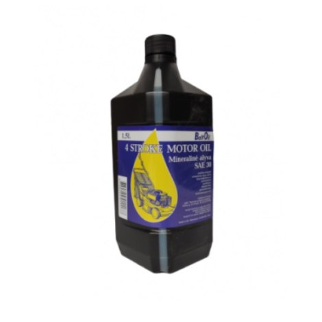 Eļļa BaltOil 1190; 4T; 1,5 l; zāles pļāvēju/zāliena traktoru dzinējiem