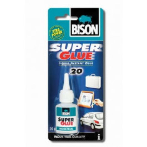 Līme Bison 6301793 Super Glue; 20 g