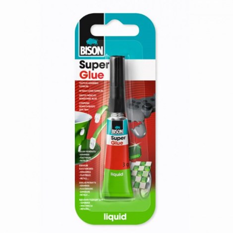 Universāla līme Bison 6310725 Super Glue Liquid; 3 g