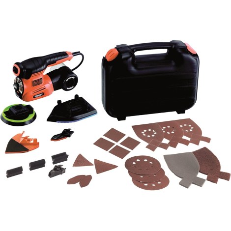 Треугольная шлифмашина Black & Decker KA280LK-QS; 220 W