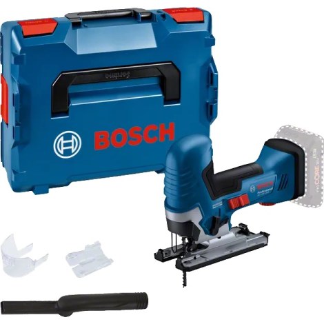 Figūrzāģis ar akumulatoru Bosch GST 18V-125 S Solo; 18 V (bez akumulatora un lādētāja) + L-BOXX