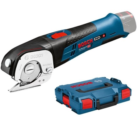 Universālās šķēres ar akumulatoru Bosch GUS 12V-300 Professional Solo L-boxx; 12 V (bez akumulatora un lādētāja)