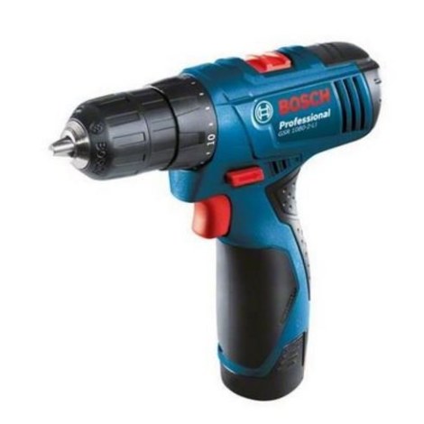 Дрель-шуруповерт Bosch GSR 1080-2-Li; 10,8 V; 2x1,5 Ah аккум.