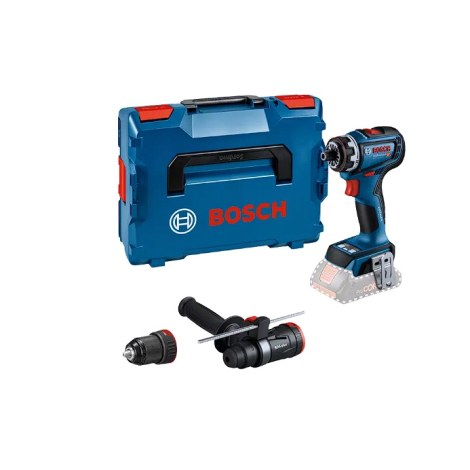 Urbjmašīna-skrūvgriezis Bosch GSR 18V-90 FC Professional; 18 V (bez akumulatora un lādētāja) + L-BOXX 136